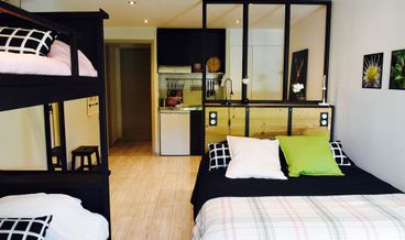 Bild von Studio-1 Double Bed and 1 Twin Bunk Bed Non Refundable Free self parking Free WiFi