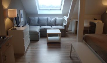 Bild von Apartment, Kitchen-1 Queen Bed and 1 King Sofa Bed Non Refundable Free WiFi