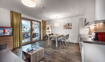 Bild von Standard-Studio, Küche, Bergblick (Studio Alpine, exclusive 100€ Reinigungsgebühr)