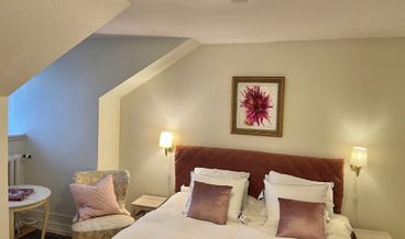 Bild von Basic-Doppelzimmer, Blick auf den Innenhof