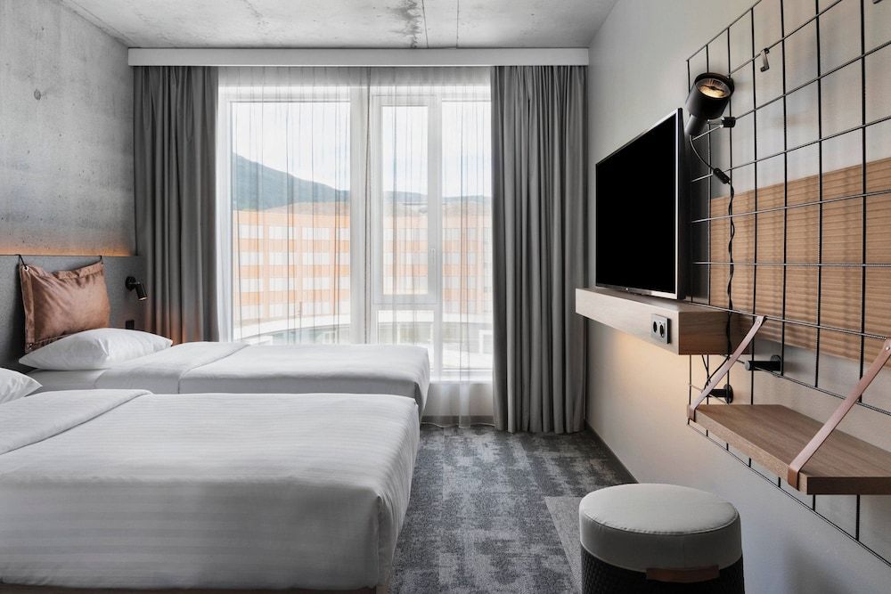 Bild von Zweibettzimmer, 2 Einzelbetten, Stadtblick