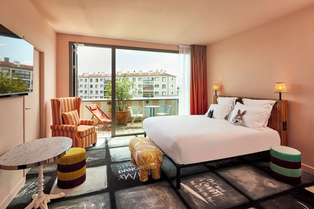 Bild von Zimmer, 1 Queen-Bett, Terrasse