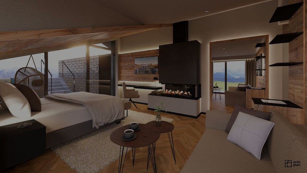 Bild von Luxury-Studiosuite, Sauna, Seeblick