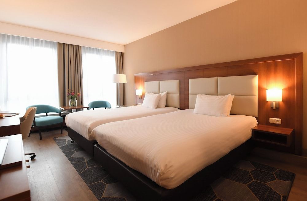 Bild von Premium-Zimmer, 2 Queen-Betten, Flussblick (River Meuse View)