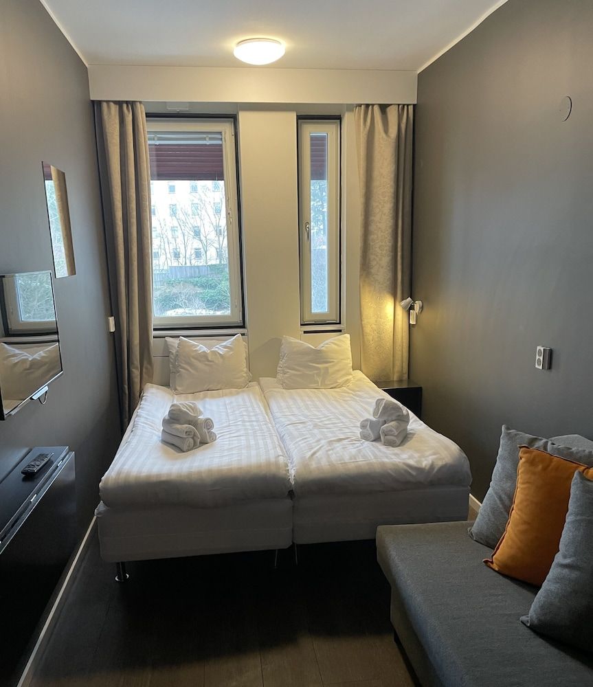 Bild von Economy-Zweibettzimmer (Private External Bathroom)